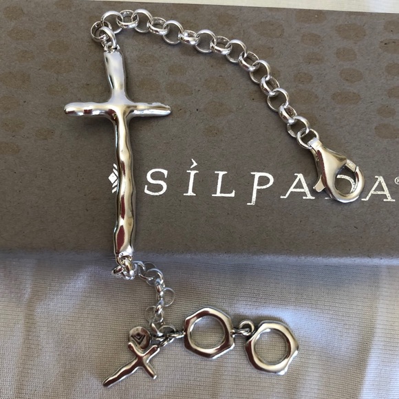 Silpada Cross ‘In Good Faith’ Sterling Silver bracelet BNIB - Picture 8 of 16